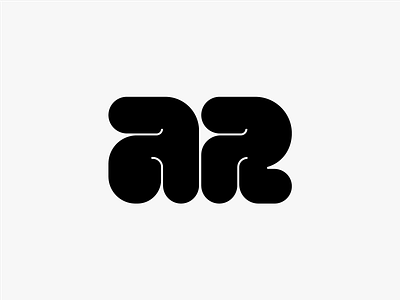 AR black bold brand clean clever featured logo minimal modular monogram oriental smart soft