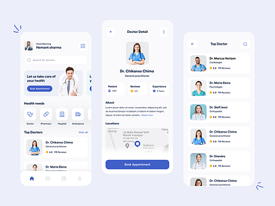 Medicare - Doctor Appointment App Design