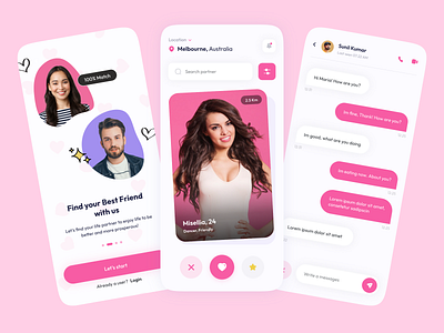 Dating App Mobile Design