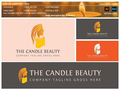 Candle Company Logo design