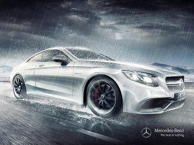 Benz | AMG CLA ad branding design visual effects