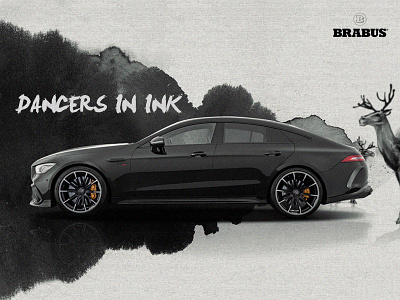 Brabus800 | Dancers in ink ad auto brabus800 branding global graphic h5 visual effects