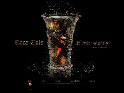 Coca Cola（The supremacy） 3d art visual effects web
