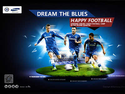 Samsung Chelsea Youth Camp ad visual effects web