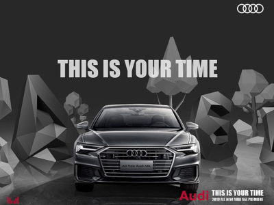 Audi A6L（This Is Your Time） 3d art ad graphic h5 visual effects web