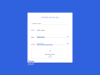 Transfer File Freebie by Madalina Taina | Dribbble | Dribbble