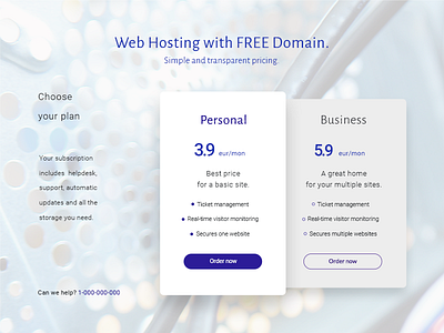 Pricing Page