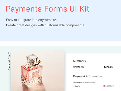 Payments Forms UI Kit forms fresh payments ui