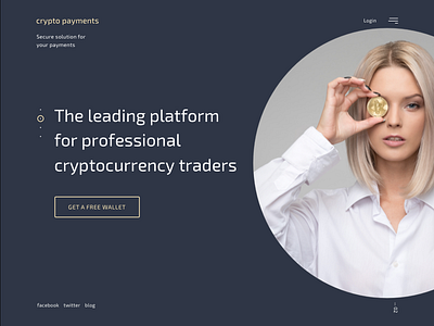 Slider for cryptocurrency payment solution