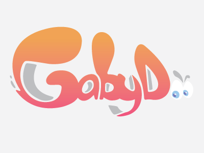 Gabydoo! curve logo round silly