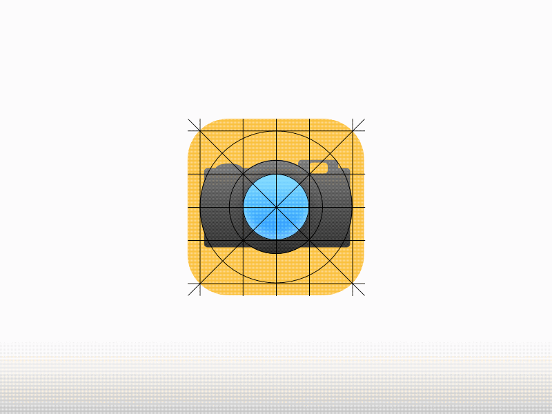 Camera Icon apple camera gif icon ios7 iphone yellow