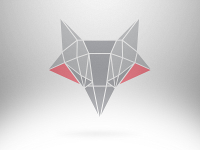 Fox Logo brand branding crystals facets fox identity logo