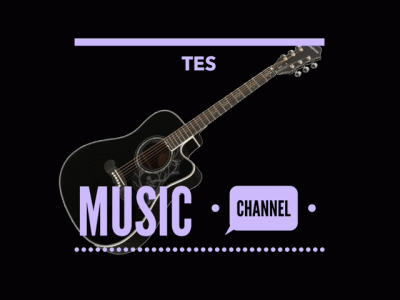 TES TUNES album art album cover art cinemagraph graphic design guitar guitarist motion art music album music art photo manipulation space space art star