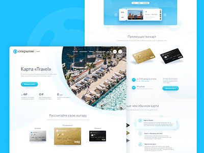 Travel credit card page