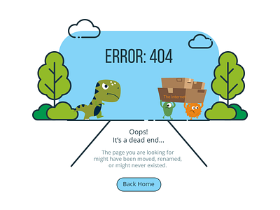 Error 404 Page error 404 illustration web web design