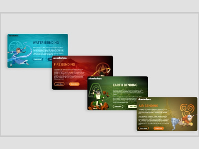 Nickelodeon Fanpage Concept concept seriesavatarwebdesigndesign