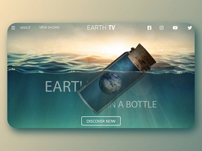 Earth in a bottle design