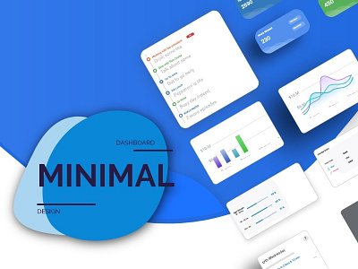 Minimal Dashboard Design UI KIT