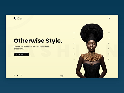 MamaFashion - African Fashion Website africa african woman clothes shop e commerce ecommerce app fashion app fashion brand fashion design homepage design landing design landing page modern design slider design ui design ui designs ux design