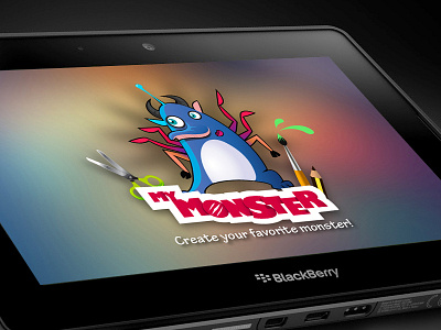 My Monster app design illustration