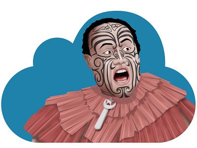 Māori artwork character concept design digital art illustration photoshop
