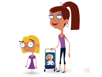 Mom Illustration art artwork cartoon character character concept comic comic art concept design digital art illustration illustrator