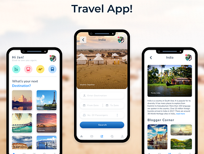 Itinerary planner app app design logo ui ux web