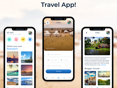 Itinerary planner app