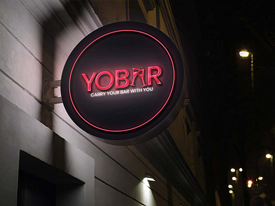 YoBar branding illustration logo