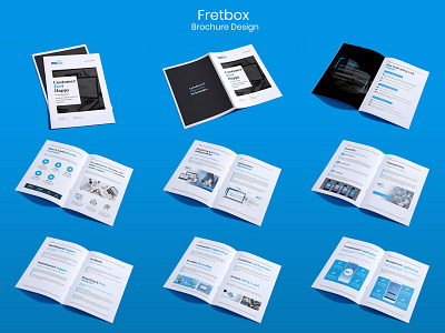 Fretbox Brochure branding brouchure design vector