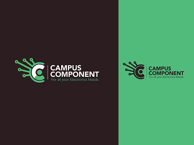 Campus Component branding illustration logo vector