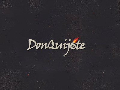 Don Quijote branding design logo typography