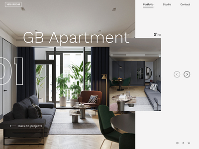 1618 Apartment branding design ui ux web