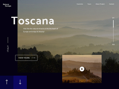 Toscana Dribbble Shot Hd design ui ux web