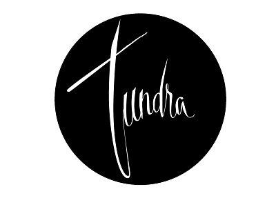 Tundra logo blackandwhite digital hand drawn handmadefont handmadetype ink lettering lettering art lettering artist logo logodesign logotype sketch