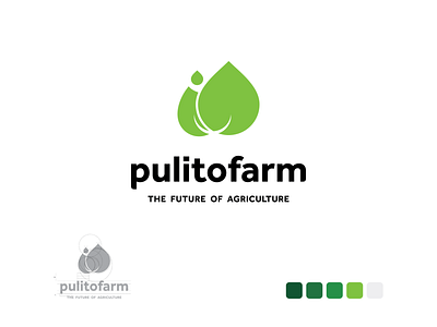 Pulito Farm - Hydroponic Company agriculture logo brand brand design brand identity branding branding design design farm graphic graphic design hydroponics icon logo logo design logodesign logos typography vector