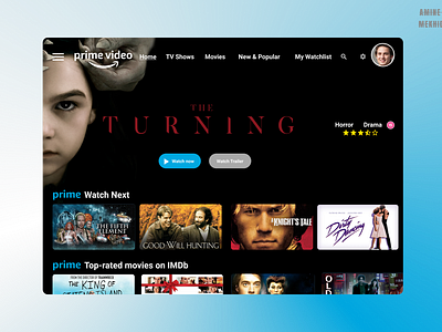 Amazon PrimeVideo TV & Website Redesign