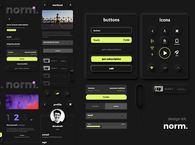 norm. branding design mobile mobile app mobile design mobile ui neumorphism neumorphism ui ui ux