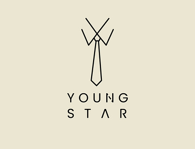 Young star is a creative corporate minimal logo design branding clean corporate corporate branding creative graphic design illustration logo branding modern new concept typography
