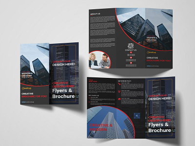 Corporate tri-fold brochure design book cover brand identity branding branding design brochure design clean company profile construction corporate creative graphic design household magazine design modern new collection new concept party flyer photoshop simple trifold brochure