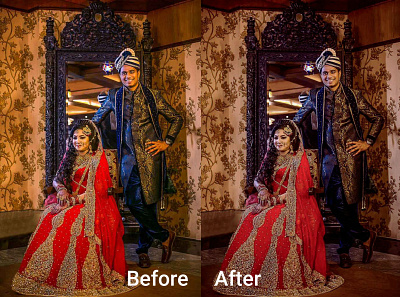 Wedding Photo Retouch & Editing black white clipping path service colorized graphic design image editing photo manipulation photoshop retouching