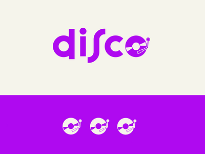 Music Logo - Disco branding logo minimal minimalist logo music music art music logo