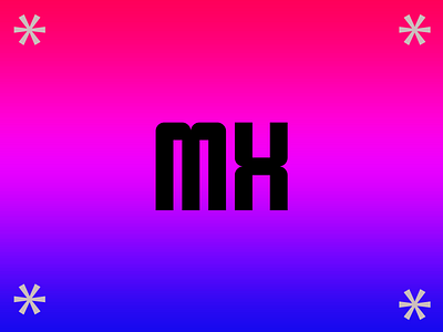 MX - Logitech font design logotype logotype design mx rebound