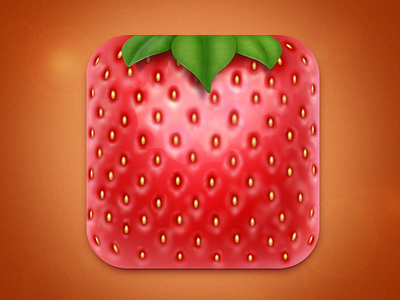 Crushing Berries Icon app icon berry game icon icon ios iphone strawberry