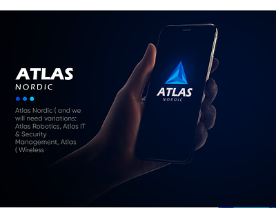 atlas a letter logo atlas brand branding business design icon illistration logo logos technology ux vector xi