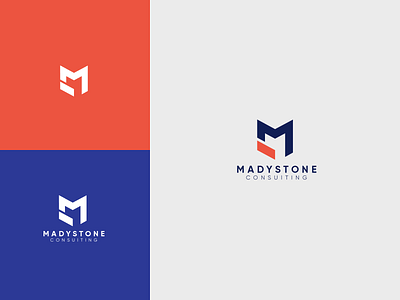 Madystone brand branding business consulting design illistration logo logos modern logo technology vector