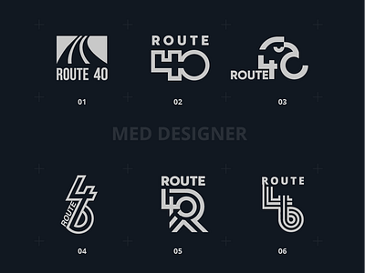 Route 40 logo brand branding business design draw illistration logo sport sports vector