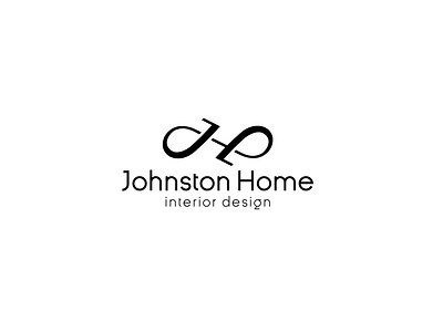 Johnston home brand business design designs draw illistration interior design jh letters logo typography vector