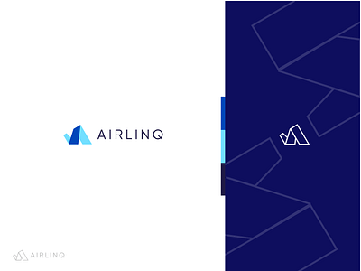 Airlinq air logo brand branding business card design icon illistration logo logos modern logo technology technology logo vector