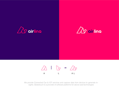 Airlinq brand branding business card colors company logo design draw icon illistration logo logos modern logo monogram logo tech logo technology logo vector